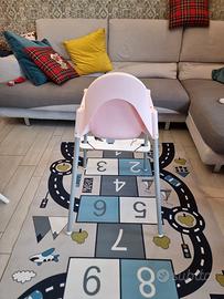 seggiolone ikea + supporto piedi