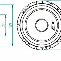 ALPINE SXE-1725S altoparlante coassiale da 165mm