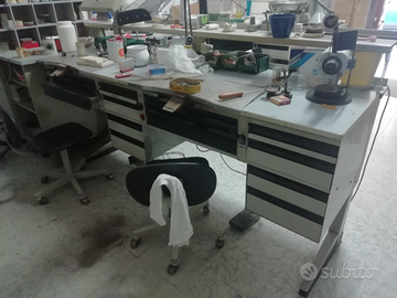 Banco da lavoro Erio per odontotecnico ed orafi