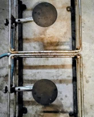 FORNELLI A GAS PER ESTERNO SU BASE IN ACCIAIO 