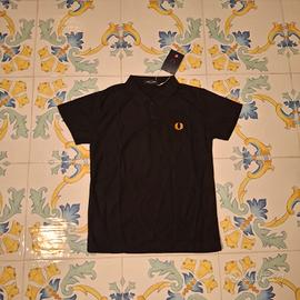 Polo Fred Perry Nera Taglia M