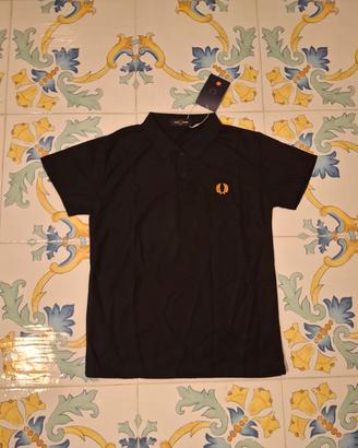Polo Fred Perry Nera Taglia M
