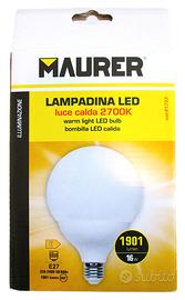 Lampadina led E27 16w 1901lumen luce calda 2700k