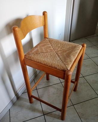 sgabello in legno 