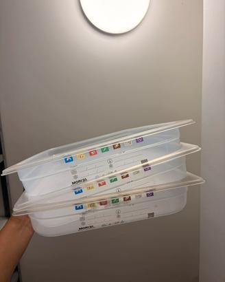 Gastronom in plastica 1/1 - 3 pz da cucina
