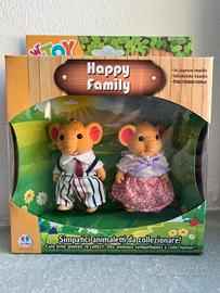 Coppia Elefanti Happy Family GLOBO