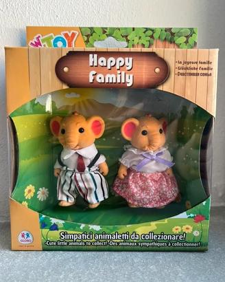 Coppia Elefanti Happy Family GLOBO