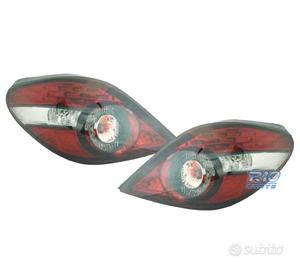 FANALI PEUGEOT 207 CC 06-12 LED ROSSO CROMATO