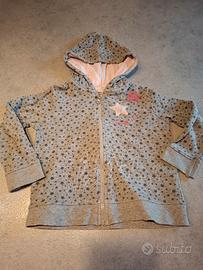 Felpa bambina Blue Seven Kids con cerniera 98 cm