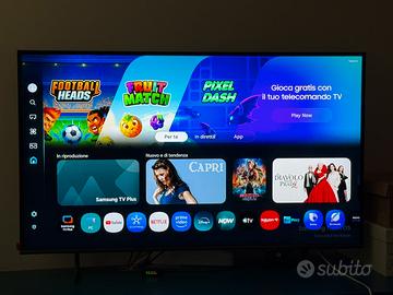 Smart TV Samsung QLED 43" 4K (QE43Q60DAUXZT)