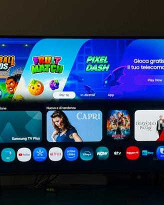 Smart TV Samsung QLED 43" 4K (QE43Q60DAUXZT)