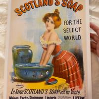 Poster vittoriano sapone quadro bagno Casa stampa