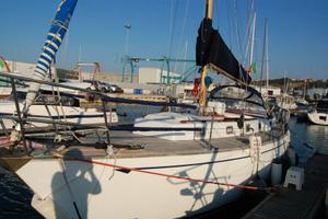 BARCA VELA mogano lamellare/west system