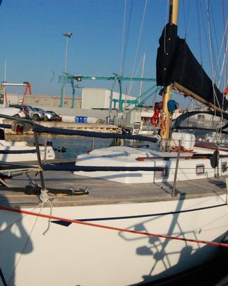 BARCA VELA mogano lamellare/west system