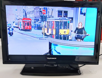 Tv lcd full hd monitor telefunken 19 " pollici