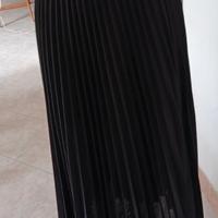 Gonna plissettata nera