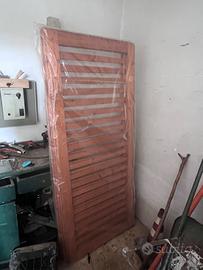 Letto in ferro battuto +rete in legno