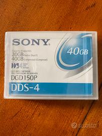 Sony cartuccia dati 4mm 20/40Gb DDS4 150m DGD-150N
