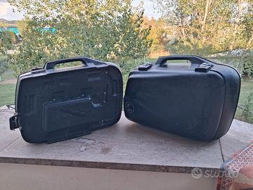 Coppia valigie laterali moto Hepco & Becker
