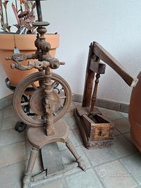 Filatoio e tappatrice in legno
