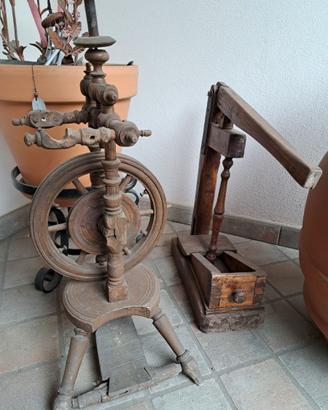 Filatoio e tappatrice in legno