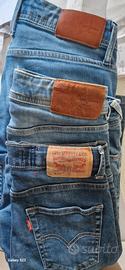 Tre paia di jeans per ragazzo:2 pepe + 1 levis 510