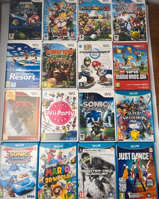 Giochi Nintendo Wii e WII U Prezzi in Descrizione