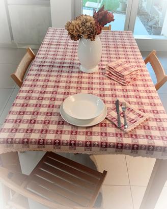 tovaglia rettangolare stile tirolese 