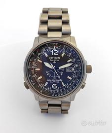 Citizen Promaster eco-drive radio titanio zaffiro