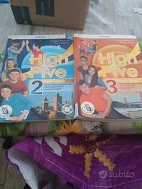libro scolastico High five inglese scuola media 