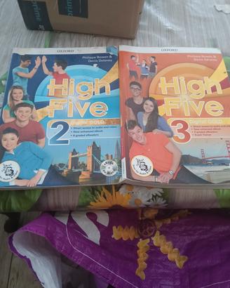 libro scolastico High five inglese scuola media 