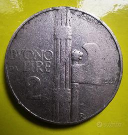 Buono da 2 lire del 1927 (molto rara)