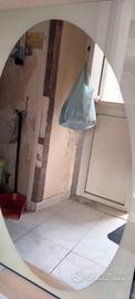 Specchio ovale cm 60 x 105--in vetro cm 80 x 120