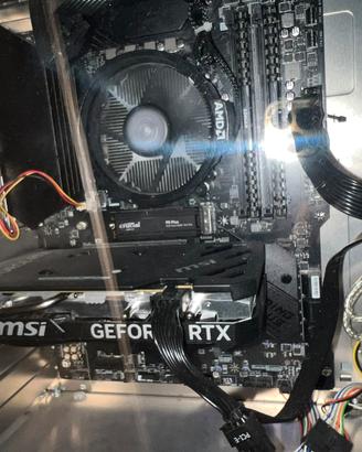 PC GAMING + MONITOR + VOLANTE E PEDALIERA G29