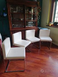 sedie vera pelle Caligaris