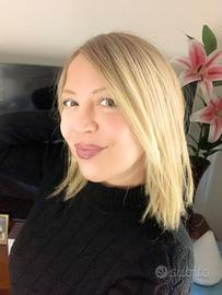 Parrucca capelli veri biondi champagne Ellen Wille