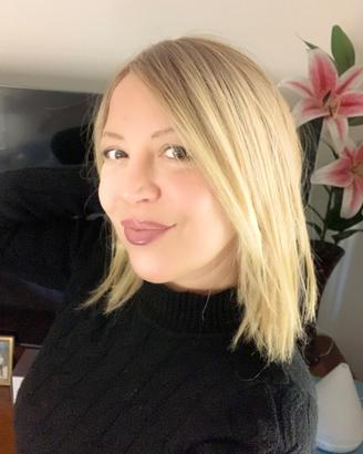 Parrucca capelli veri biondi champagne Ellen Wille