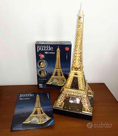 Puzzle 3D Ravensburger Torre Eiffel Night Edition