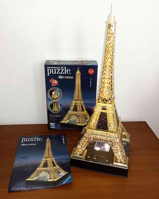 Puzzle 3D Ravensburger Torre Eiffel Night Edition