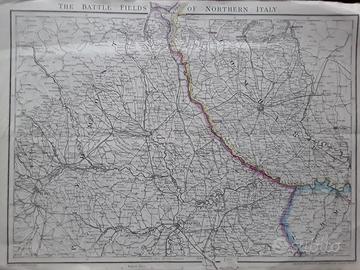 Mappa dell'Ottocento Piemonte Lombardia