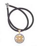 ciondolo-bulgari-quadrifoglio-oro-e-acciaio-