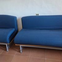 Divano e poltrona letto  Biesse