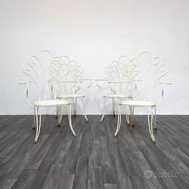 Lio Carminati Sedie Da Giardino 4 Pz Design Anni50