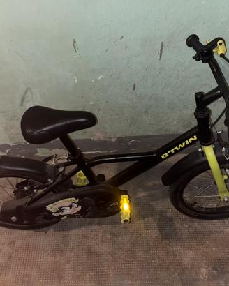 Bici Bimbo B'Twin Dark Hero 14"