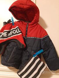 Giacca vento BRUMS+cappellino +scadac.bimbo 18 me