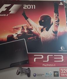 Consolle ps3 con volante e pedaliera