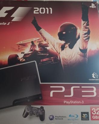 Consolle ps3 con volante e pedaliera
