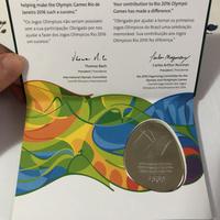 Medaglia di partecipazione alle Olimpiadi Rio 2016