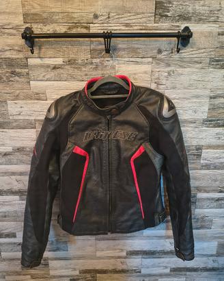 Giacca moto Dainese in pelle (racing d1 lady)