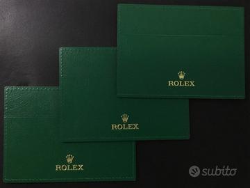 Rolex Originale Porta Garanzia Card Nuovo
